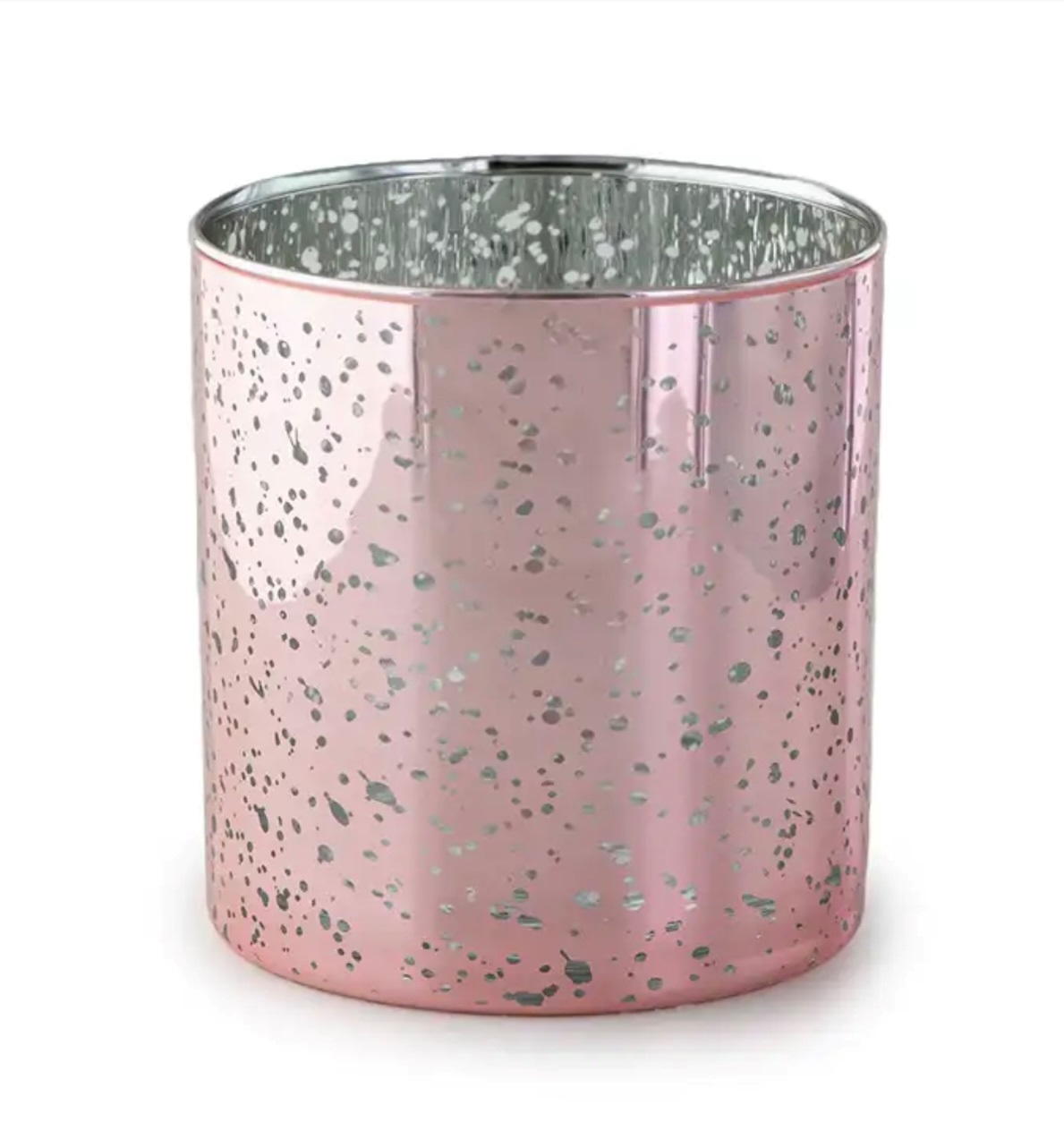 Rose gold mercury candle